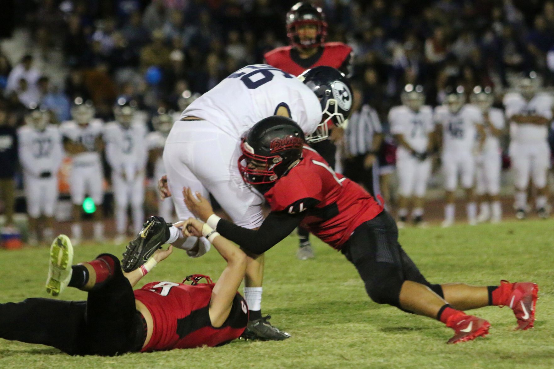 Bullpups grab sole possession of first place in battle of unbeatens
